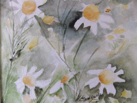 Voorjaar 2005, aquarel